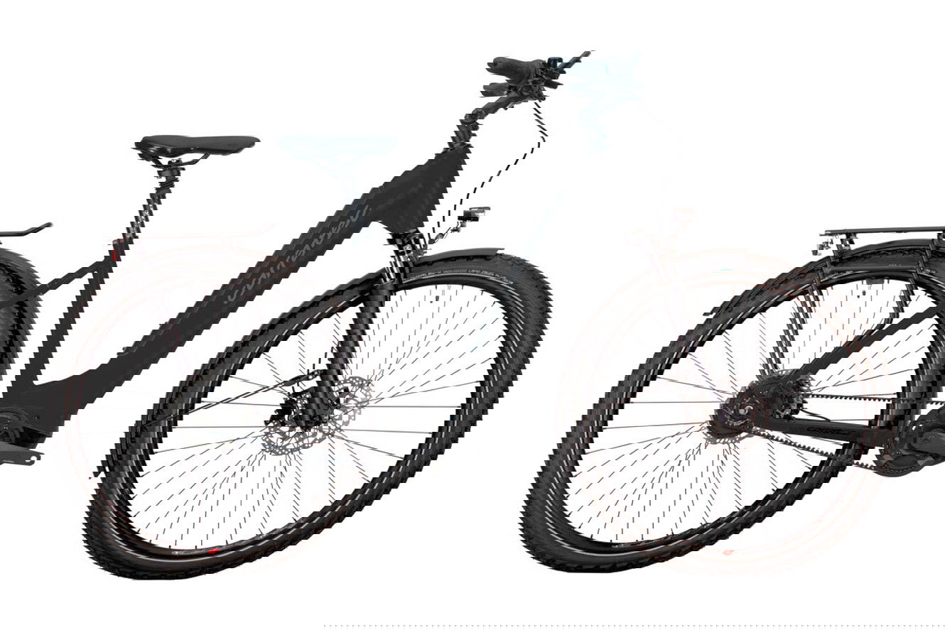 Corratec E-Power Trekking 28 CX8 Belt Wave black, silver, 55 cm | (28")