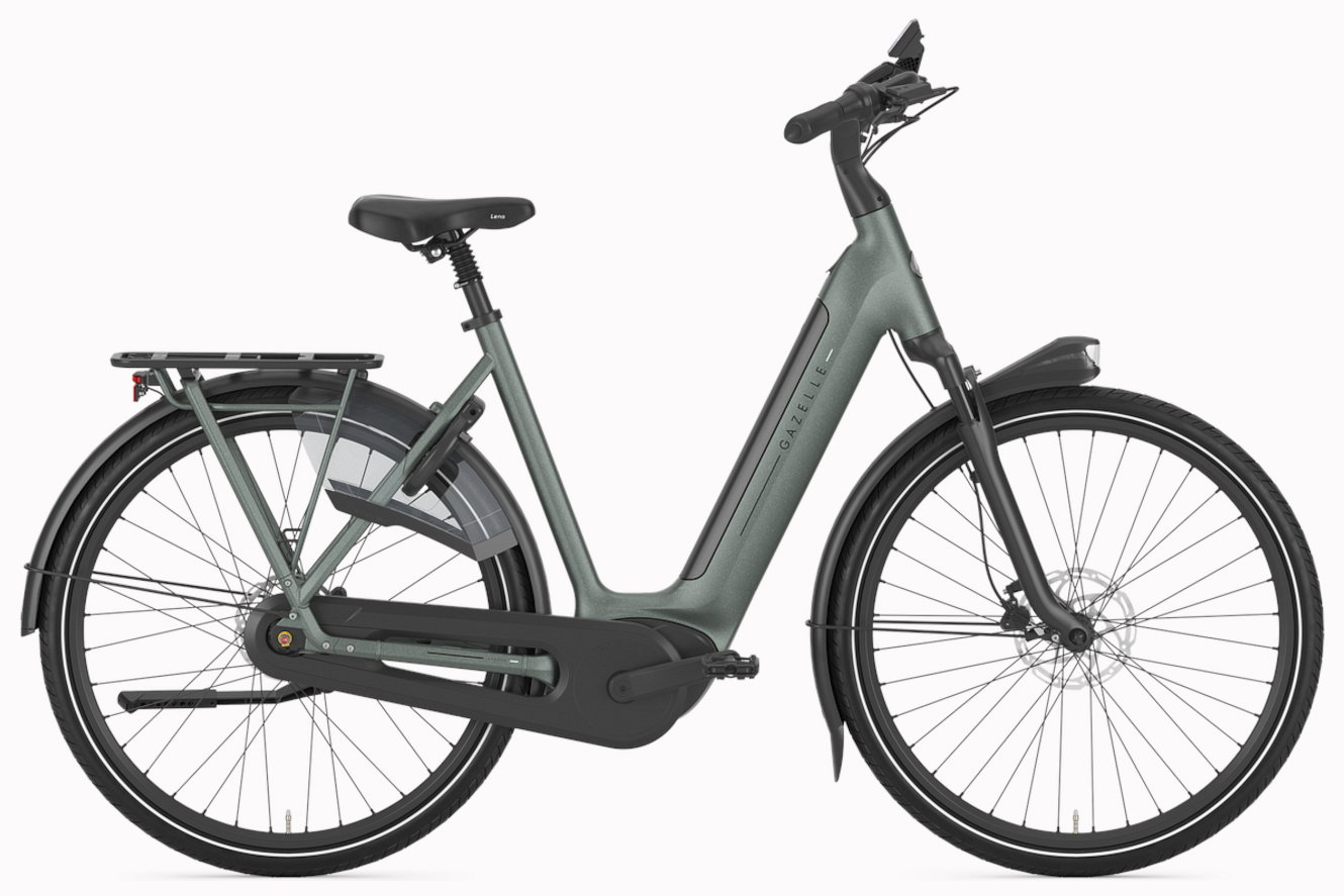 Gazelle Arroyo C8+ Elite 600 RT Low-Step twilight green, 57 cm | L | (28")