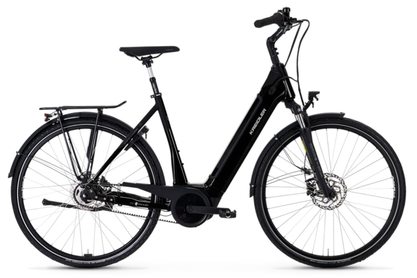 Kreidler Vitality Eco 8 RT Wave schwarz, 50 cm | (28")