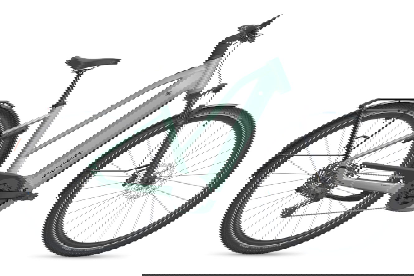 FLYER Gotour 7.10 Trapez green shading gloss, M | (29")