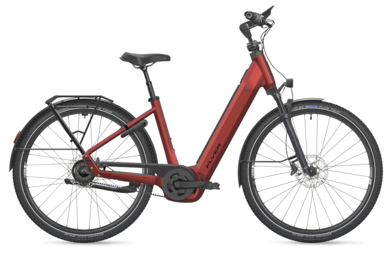FLYER Gotour 7.43 Wave jaspis red gloss, XS | (28")