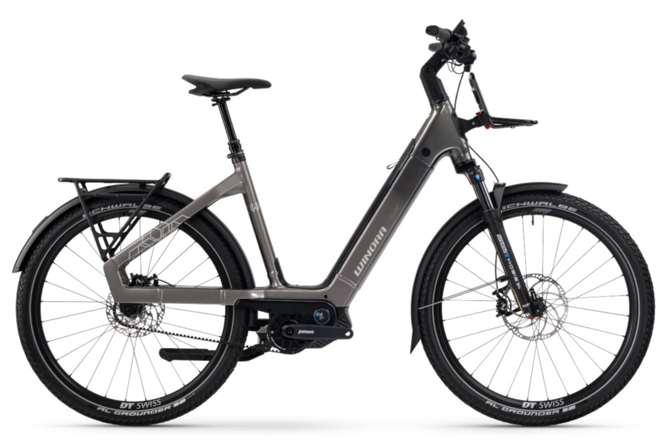 Winora Sinus AS Low traffic/night grey - gloss glänzend, 55 cm | (27,5")