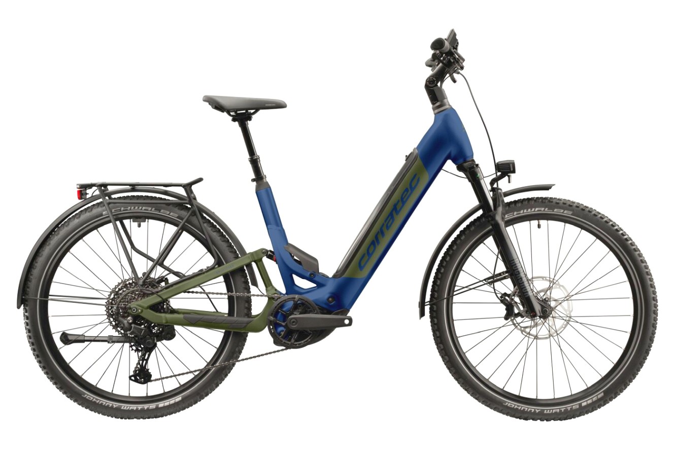 Corratec E-Power MTC 100 LTD Wave dark blue / dark olive, M | (27,5")