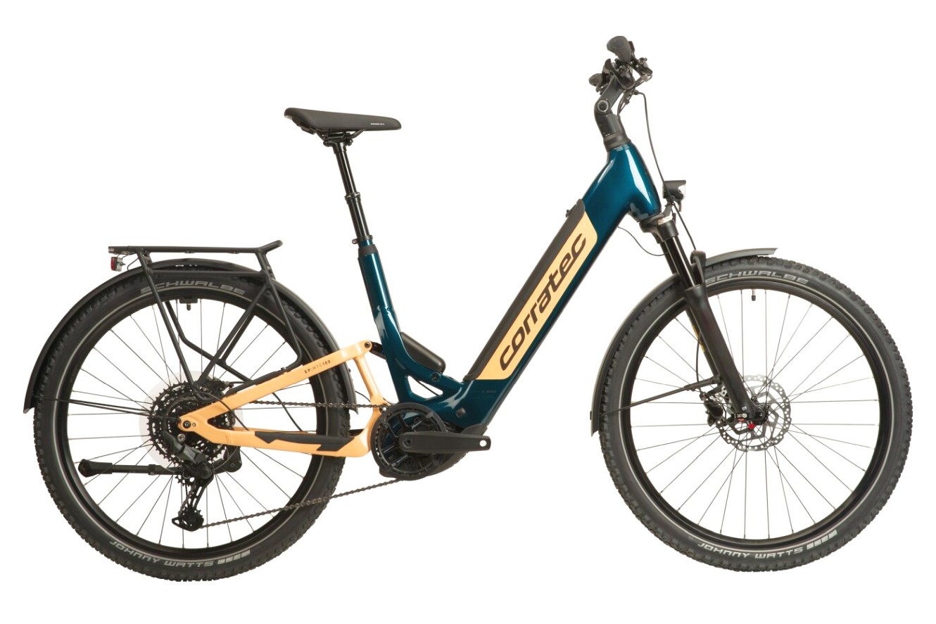 Corratec E-Power MTC 100 Wave CX6 Wave dark petrol / beige / anthracite, S | (27,5")