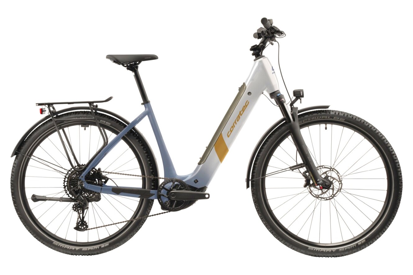 Corratec E-Power MTC Elite CX8 Wave Wave white / dark silver / dark beige, M | (27,5")