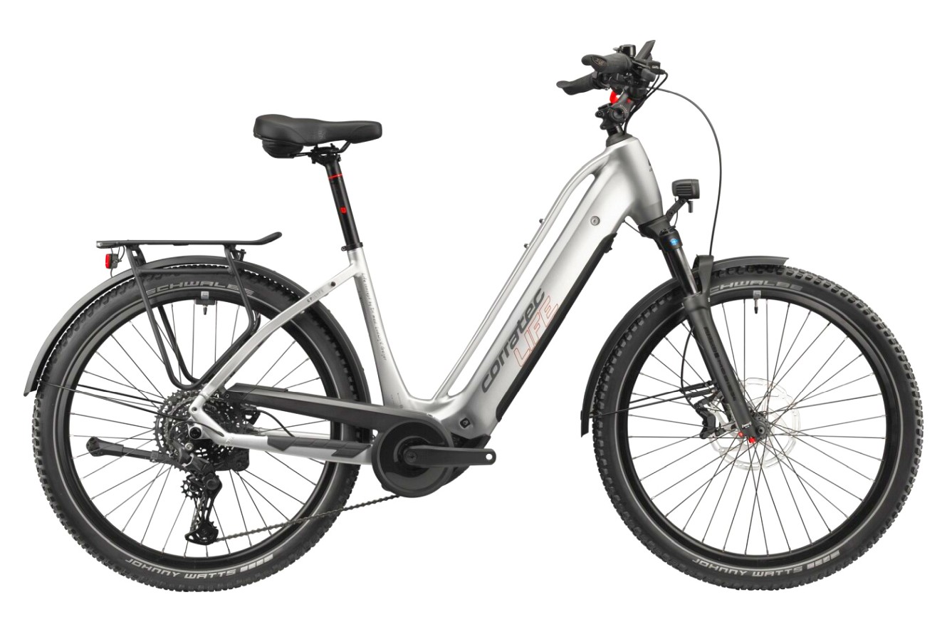 Corratec Life CX8 12S Wave silver / dark grey / red, 53 cm | (27,5")