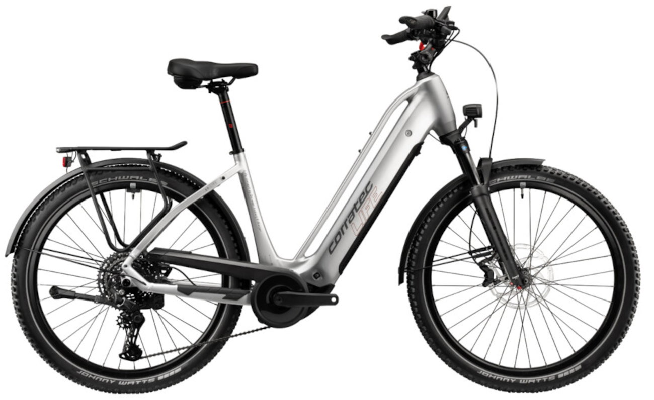 Corratec Life CX8 12S Automatic Wave dark grey, silver, red, black, 53 cm | (27,5")