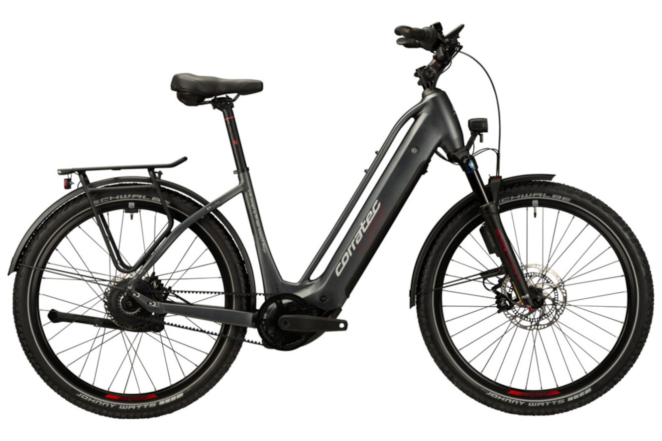 Corratec Life CX8 Belt Wave dark grey / silver / red, 53 cm | (27,5")