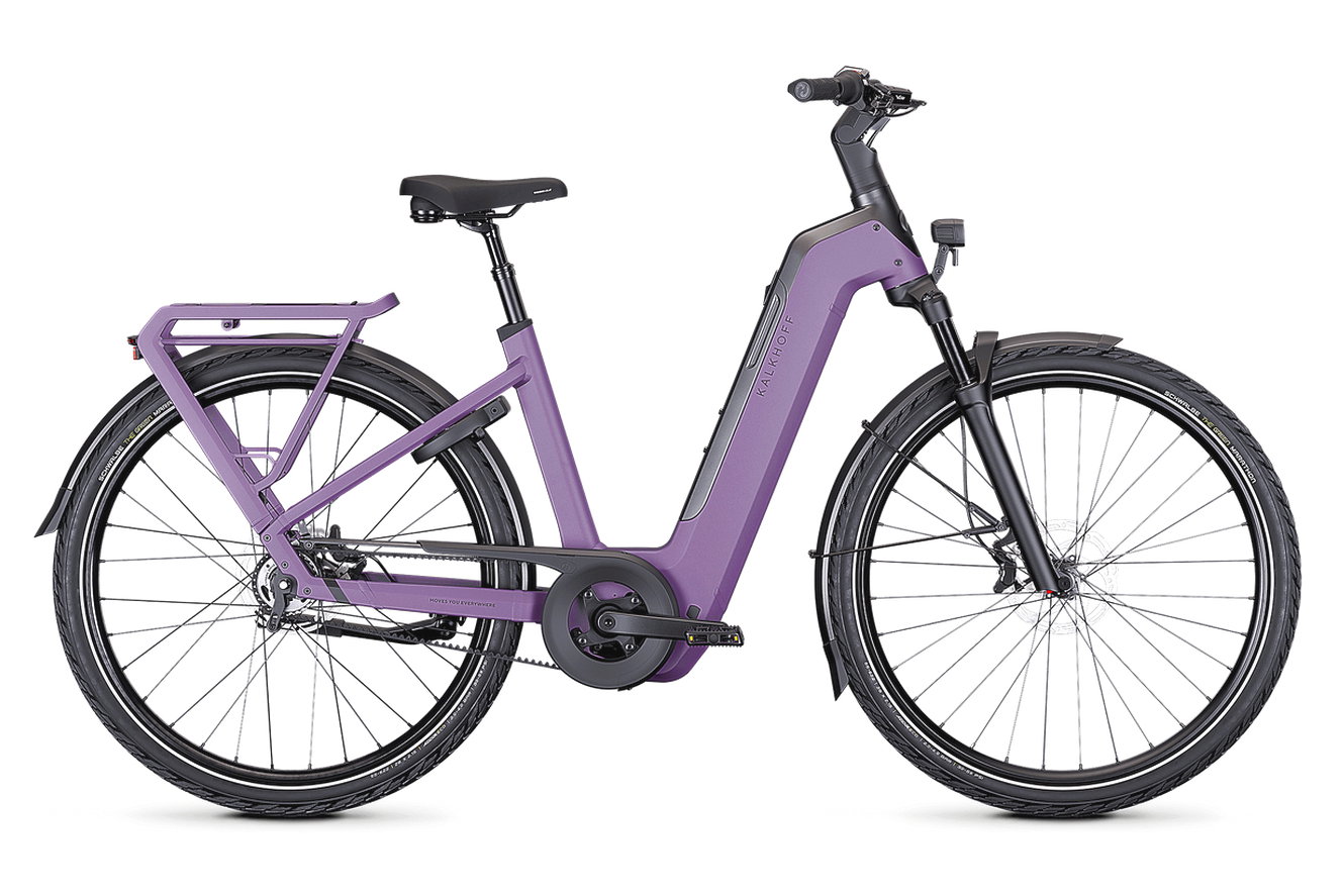 Kalkhoff IMAGE 5+ MOVE Wave midnightplum / diamondblack matt, 43 cm | S | (29")