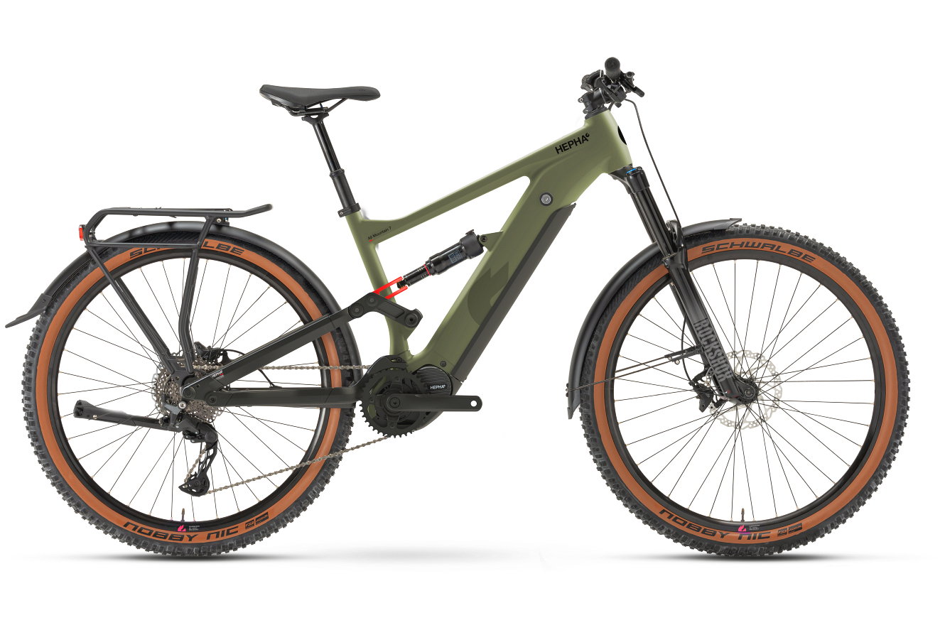 HEPHA All Mountain 7 Alloy Long Range SUV High Step dark olive, 44 cm | M | (29")