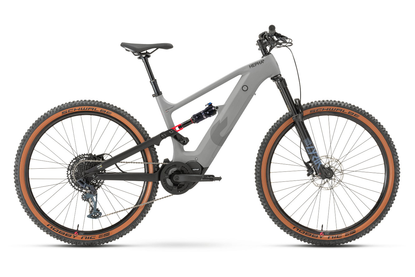 HEPHA All Mountain 7 Carbon Ultra High Step grey, 44 cm | M | (29")