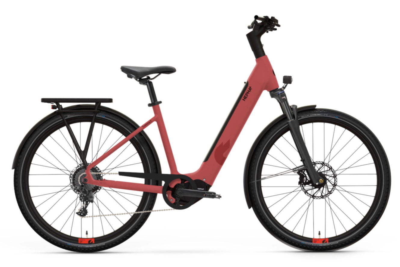 HEPHA Trekking 8 Performance Low Step dark red, 45 cm | M | (28")