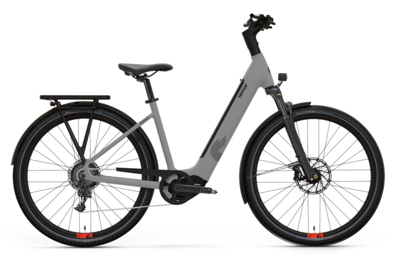 HEPHA Trekking 8 Performance Low Step grey, 45 cm | M | (28")
