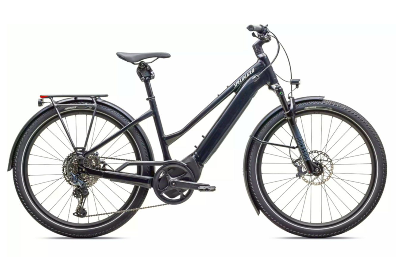 Specialized Turbo Vado 5.0 Step-Through Trapez gloss castblack / satin silver reflective, S | (27,5")