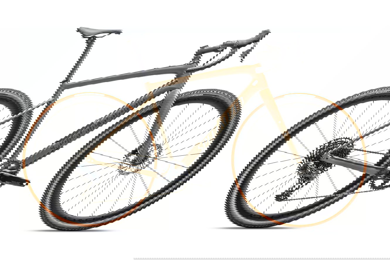 Specialized Diverge Expert Carbon Diamant satin burnt gold metallic / black liquid metal, 61 cm | (28")