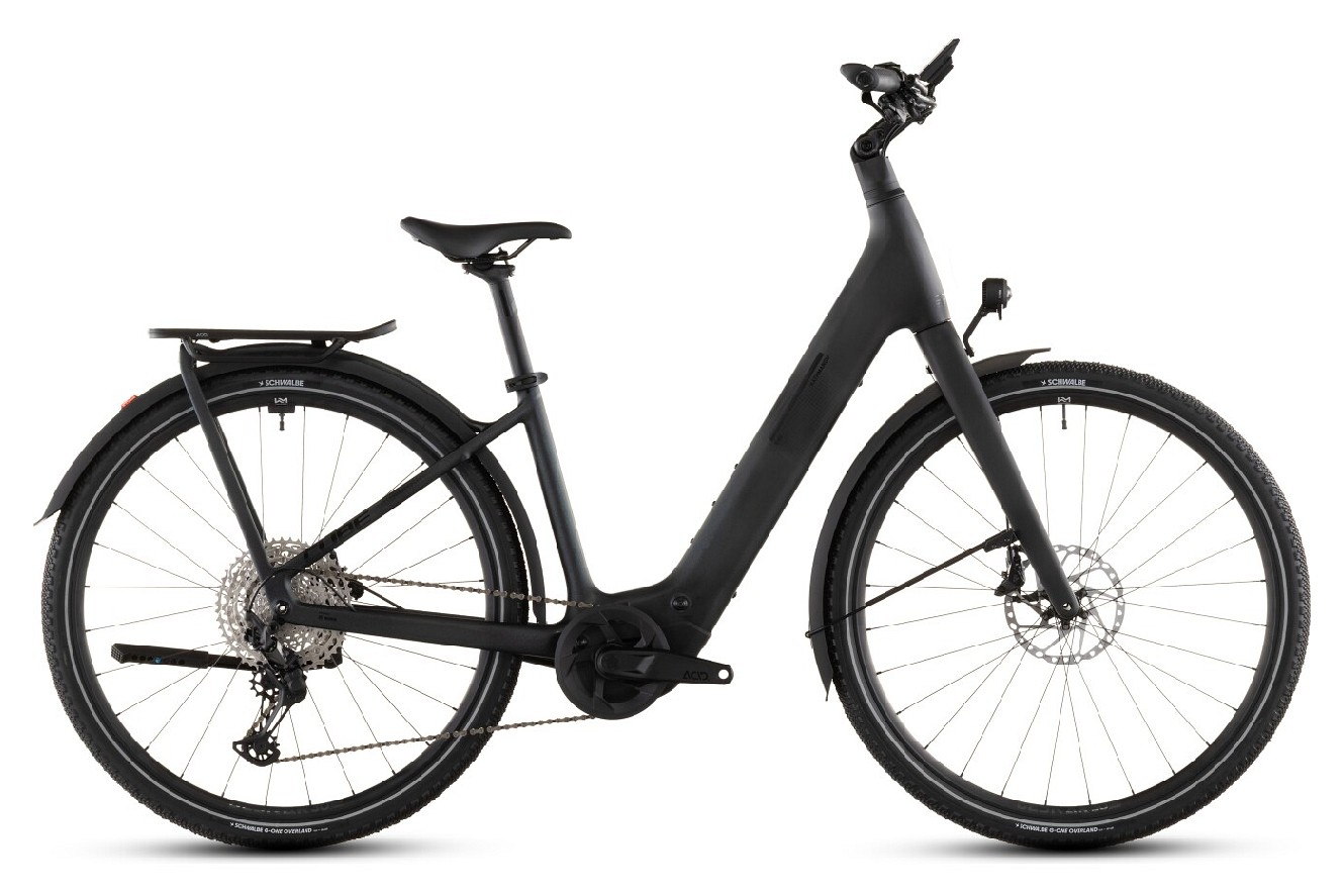CUBE Kathmandu Hybrid C:62 SLX 400X Wave liquidblack´n´bluedust, 50 cm | (28")