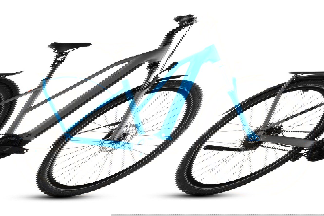 CUBE Kathmandu Hybrid Comfort Pro 800 Trapez azure´n´black, 46 cm | (28")