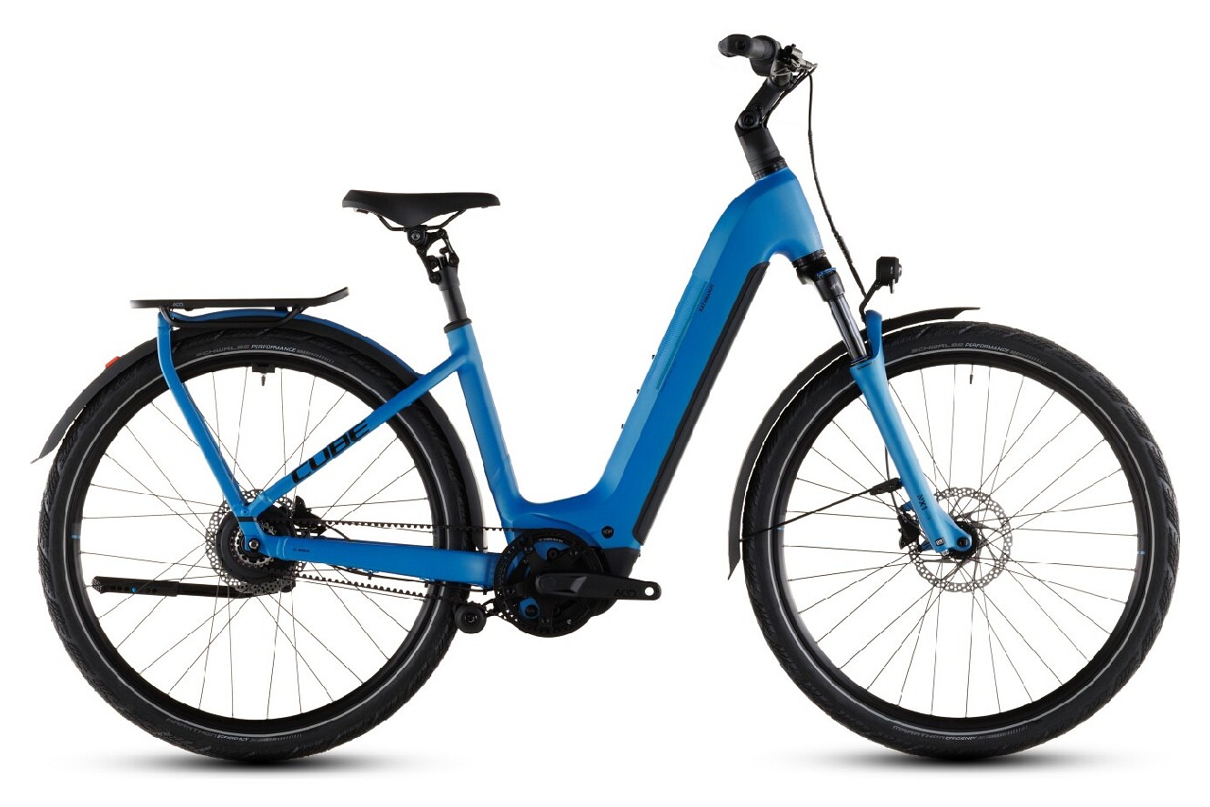 CUBE Kathmandu Hybrid Comfort Pro 800 Wave azure´n´black, 46 cm | (28")
