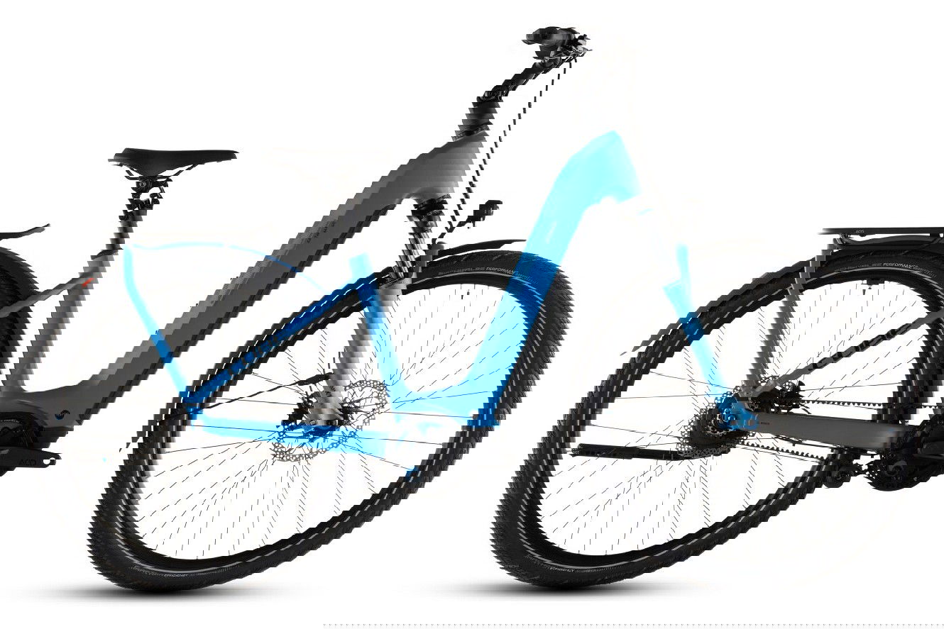 CUBE Kathmandu Hybrid Comfort Pro 800 Wave azure´n´black, 50 cm | (28")