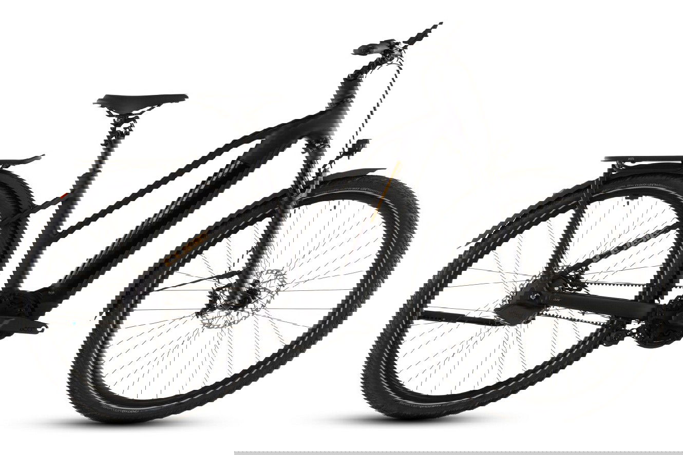 CUBE Kathmandu Hybrid Comfort SLX 800 Trapez solareclipse´n´gold, 46 cm | (28")