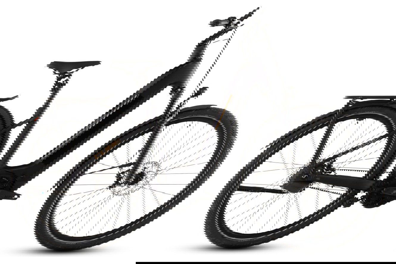 CUBE Kathmandu Hybrid Comfort SLX 800 Wave solareclipse´n´gold, 46 cm | (28")