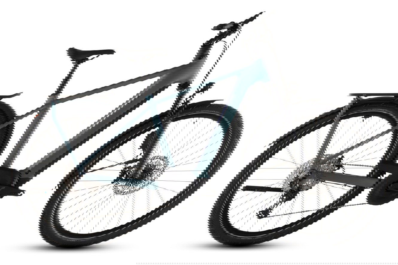 CUBE Kathmandu Hybrid EXC 800 Diamant smaragdgrey´n´prism, 50 cm | (28")