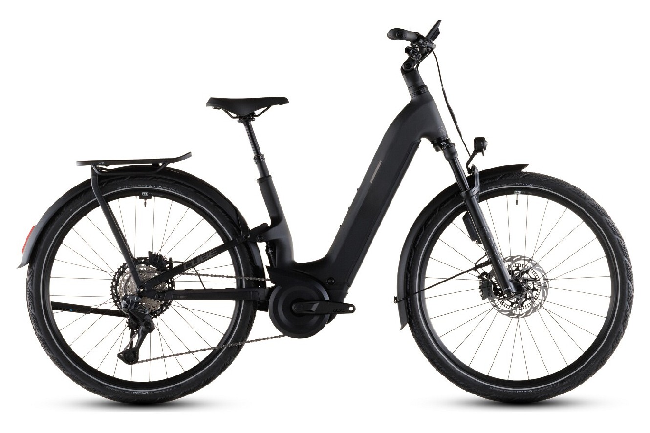 CUBE Kathmandu Hybrid ONE11 HPC SLT 800 Wave carbon´n´silverdust, 46 cm | (28")