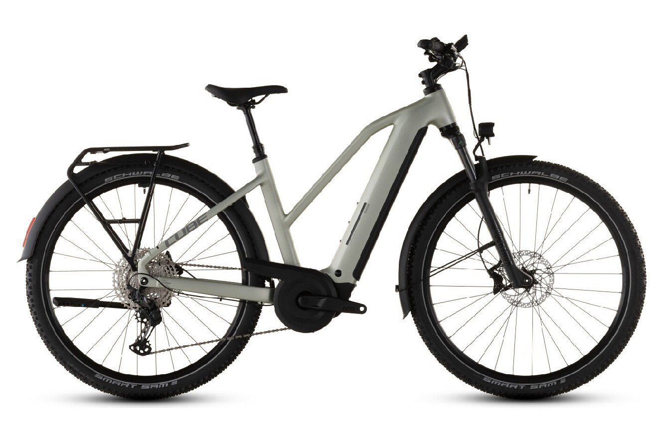 CUBE Nuride Hybrid EXC 800 Trapez lemongrass´n´reflex, 54 cm | (29")