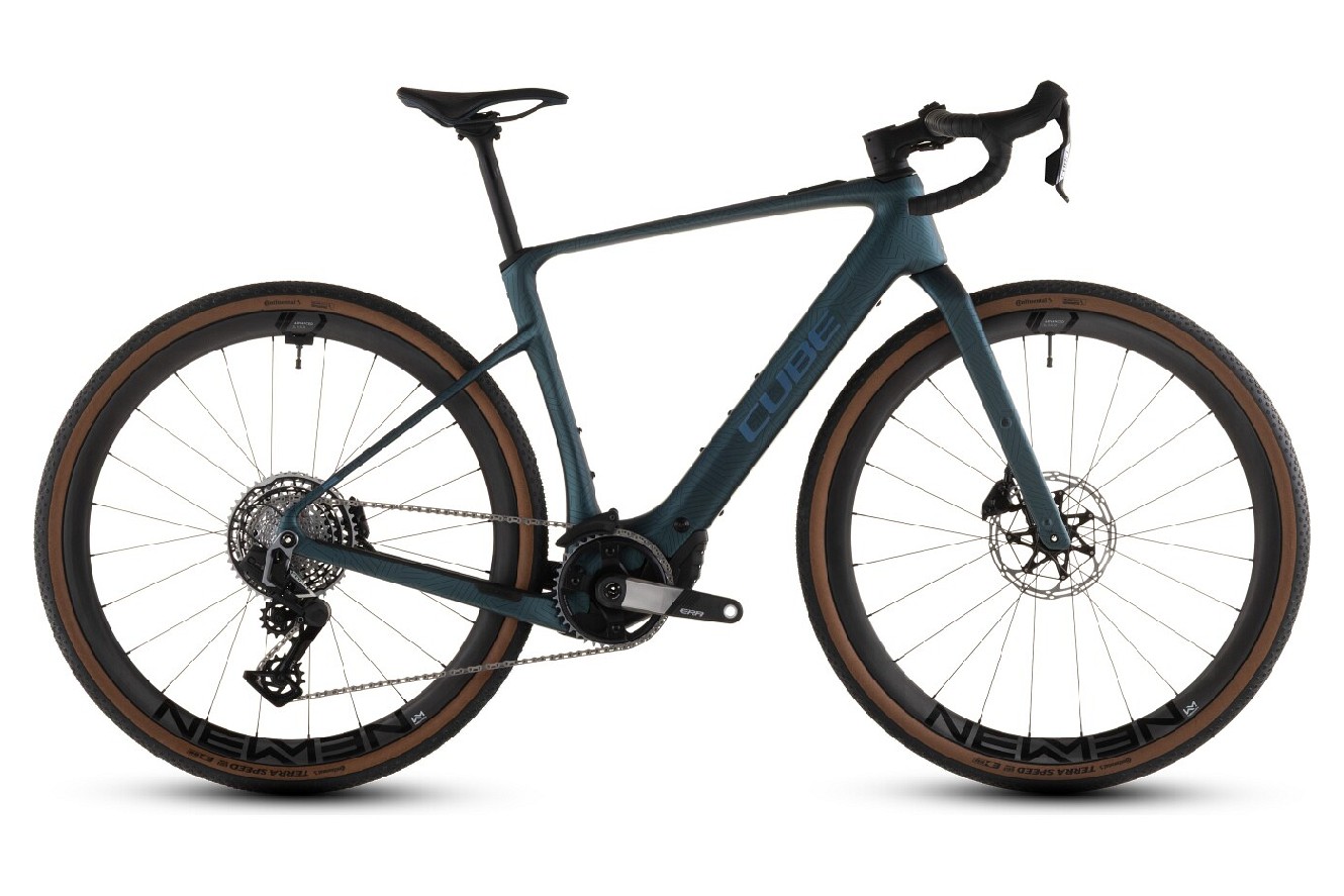 CUBE Nuroad Hybrid C:62 SLT 400X Diamant royalgreen´n´crisscross, XS | (28")