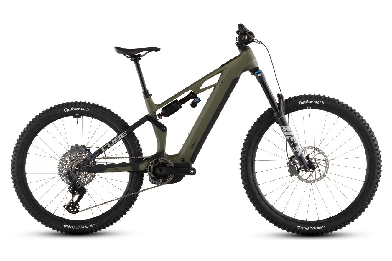 CUBE Stereo Hybrid ONE77 HPC TM 800 Diamant reedgreen´n´matrix, S | (29/27,5")