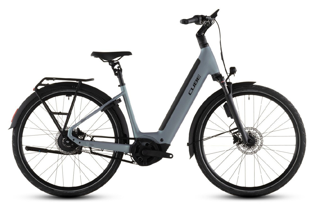 CUBE Supreme Hybrid Deluxe SLX 600 Wave seagrey´n´black, 54 cm | (28")