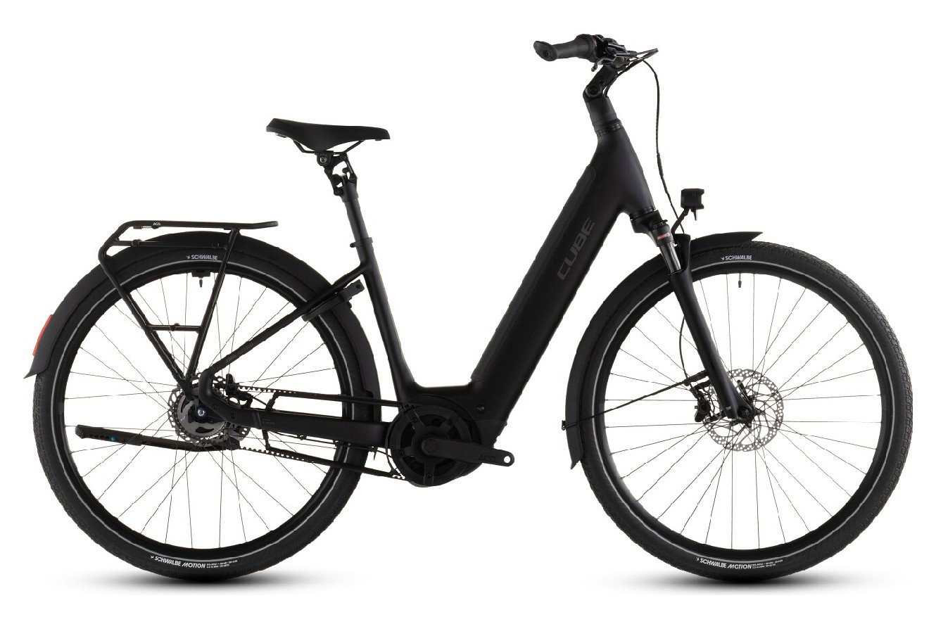 CUBE Supreme RT Hybrid Deluxe EX 600 Wave black´n´chrome, 46 cm | (28")