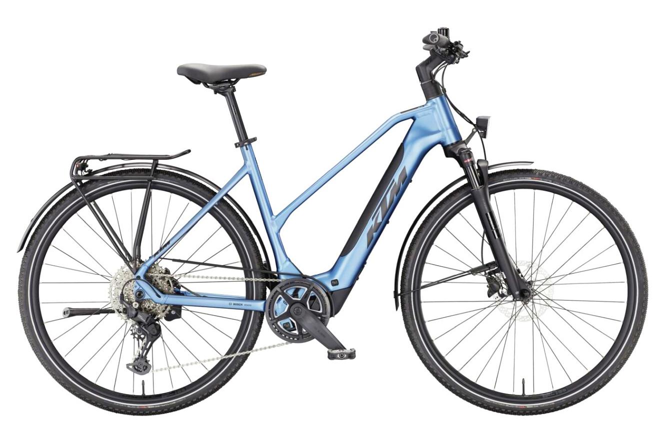 KTM MACINA SPORT SX 20 Trapez steel blue matt, 46 cm | (27,5")