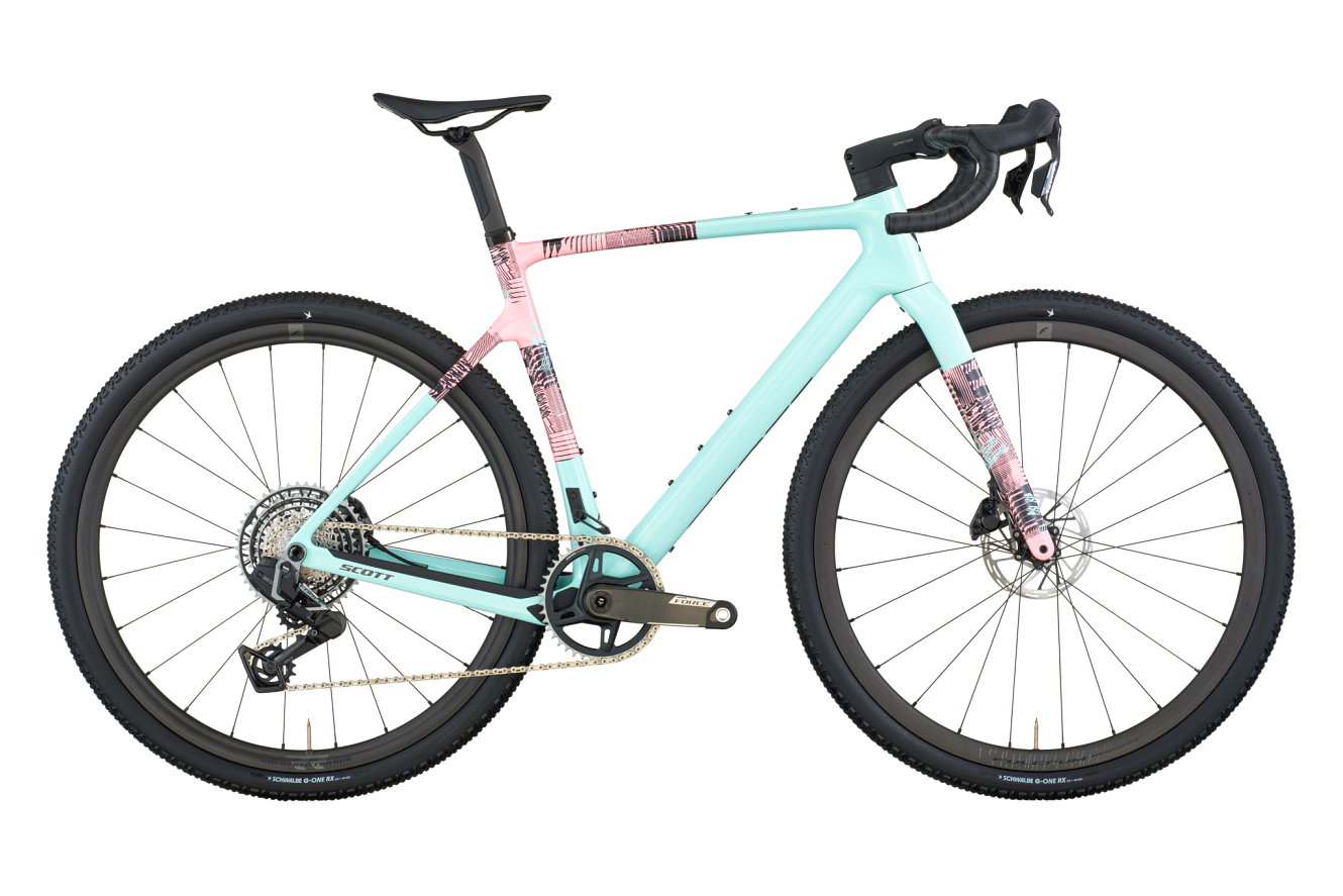 Scott Addict Gravel 10 Diamant gelato blue/gelato pink, M | (28")