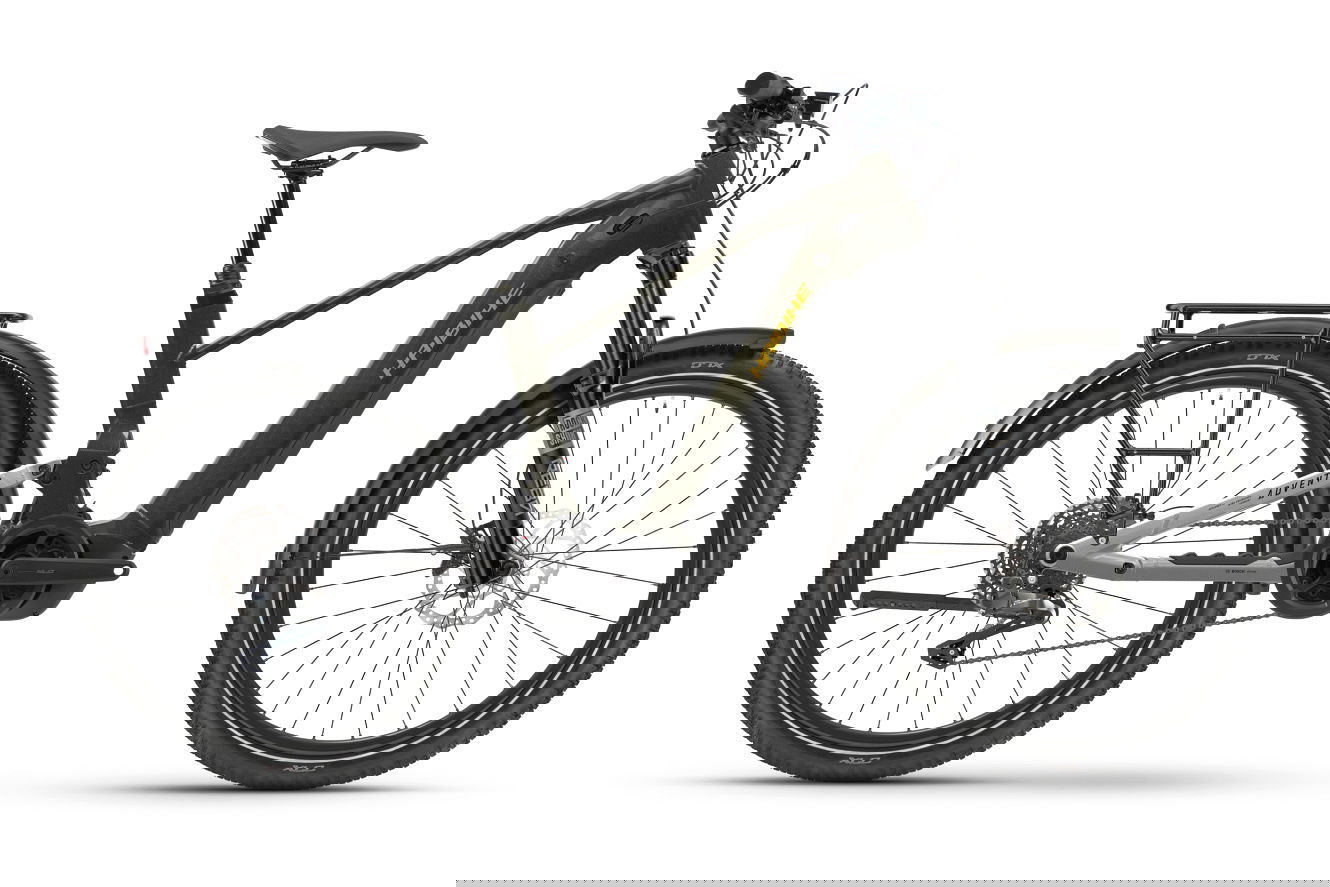 Haibike ADVENTR 6 High sparkling black/platinum chrome glänzend, 45 cm | M | (27,5")