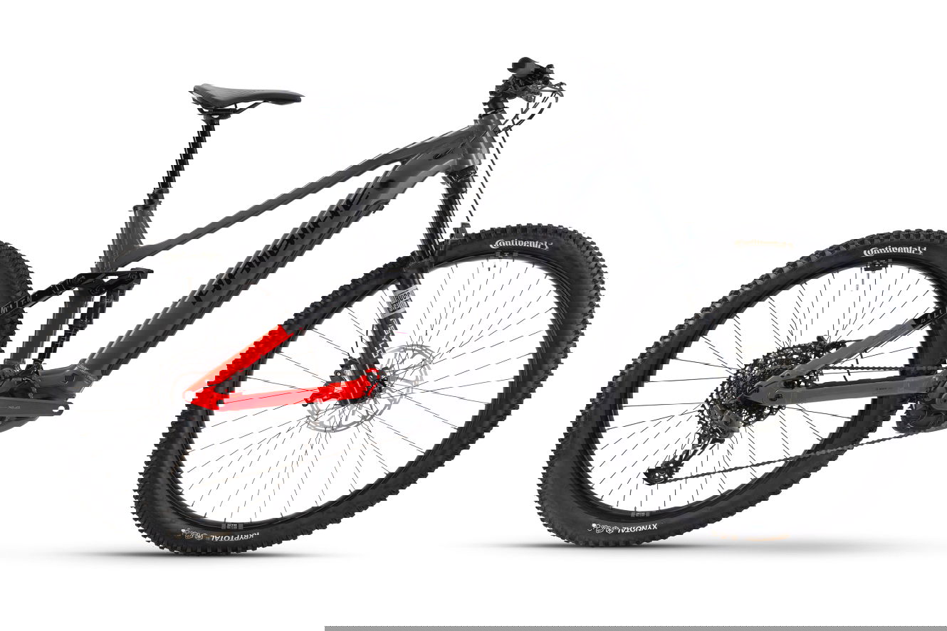 Haibike ALLMTN 4 High silver/red/black glänzend, 47 cm | L | (29/27,5")