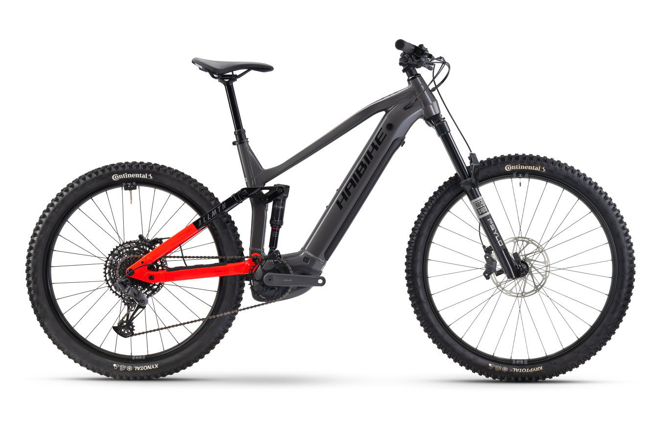 Haibike ALLMTN 4 High silver/red/black glänzend, 49 cm | XL | (29/27,5")