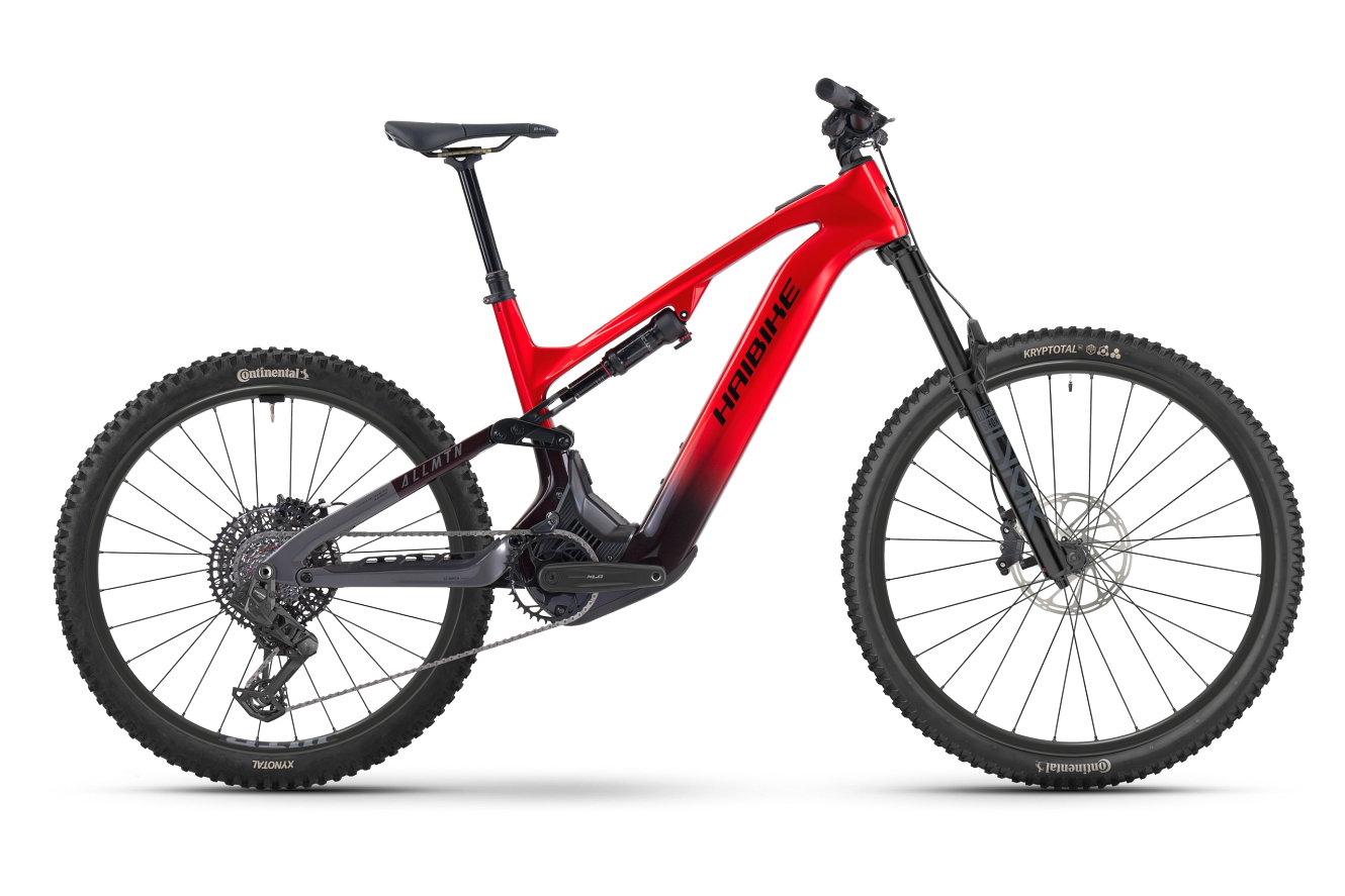 Haibike ALLMTN CF 9 High red/black/platinum glänzend, 49 cm | XL | (29/27,5")