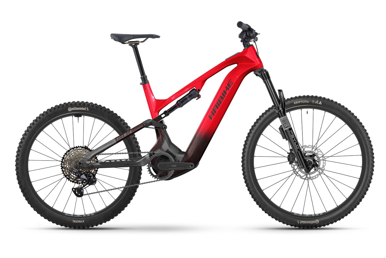Haibike ALLMTN CF 9.5 ABS High red/black/platinum glänzend, 46 cm | L | (29/27,5")
