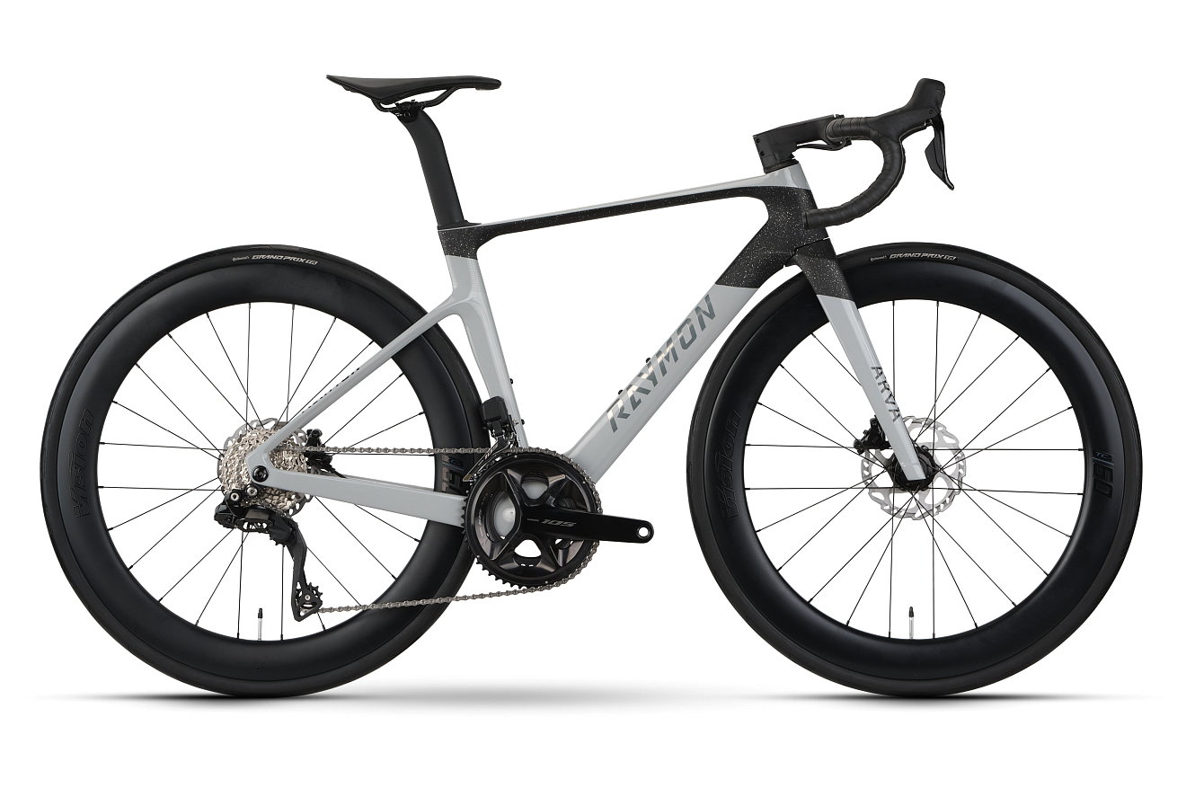 Raymon Arva Pro Unisex grey/carbon, 56 cm | (28")
