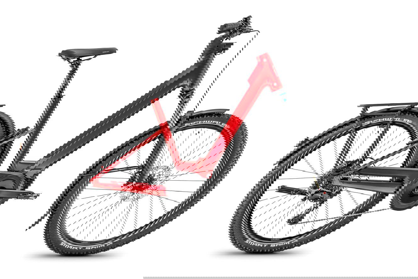 Moustache Xroad 4 Wave metallic deep red glossy, 45 cm | M | (27,5")