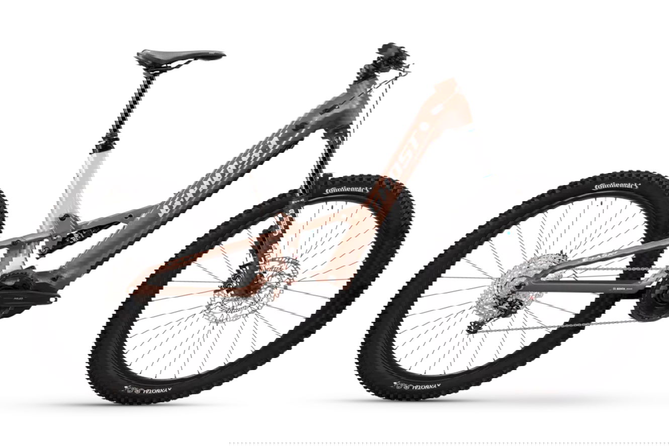 Ghost E-ASX ABS Low coffee tropic rose/coffee arctic dust - glossy, 40 cm | S | (27,5")