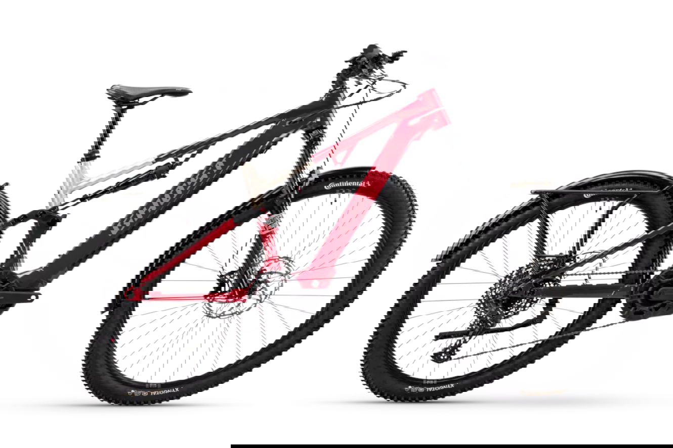 Ghost E-ASX ESSENTIAL EQ High rebel red/coffee pebble - glossy, 43 cm | M | (29/27,5")