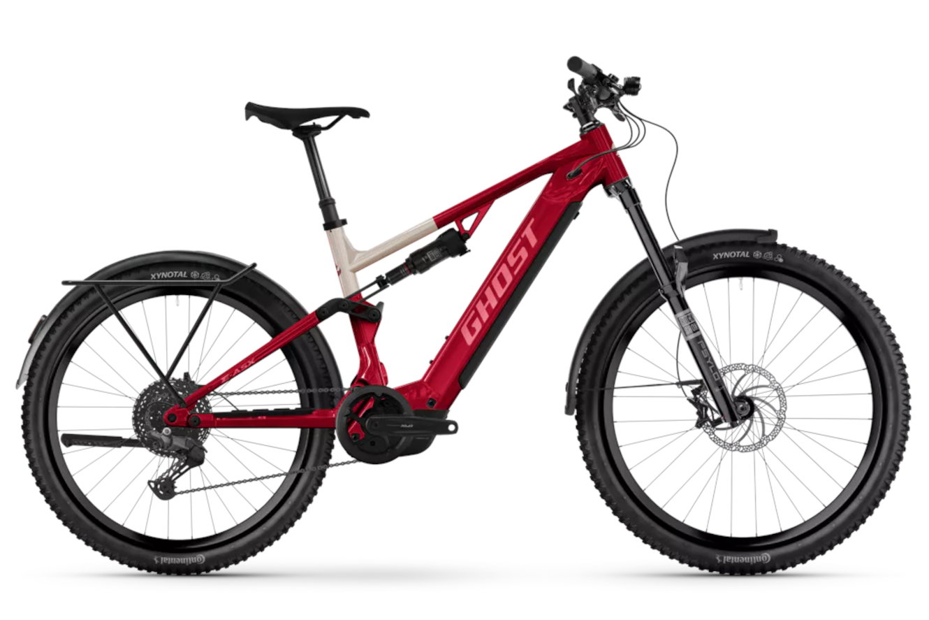 Ghost E-ASX ESSENTIAL EQ High rebel red/pebble glänzend, 45 cm | L | (29/27,5")