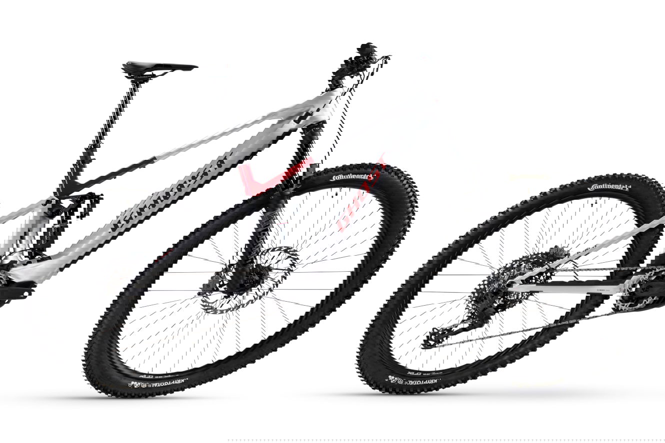 Ghost E-RIOT ADVANCED High rebel red/misty gray glänzend, 38 cm | S | (29/27,5")