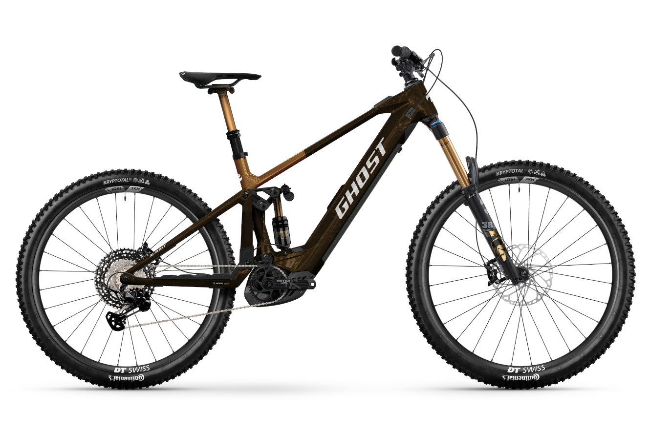 Ghost E-RIOT LTD High ud carbon-dirt brown/dirt brown glänzend, 38 cm | S | (29/27,5")