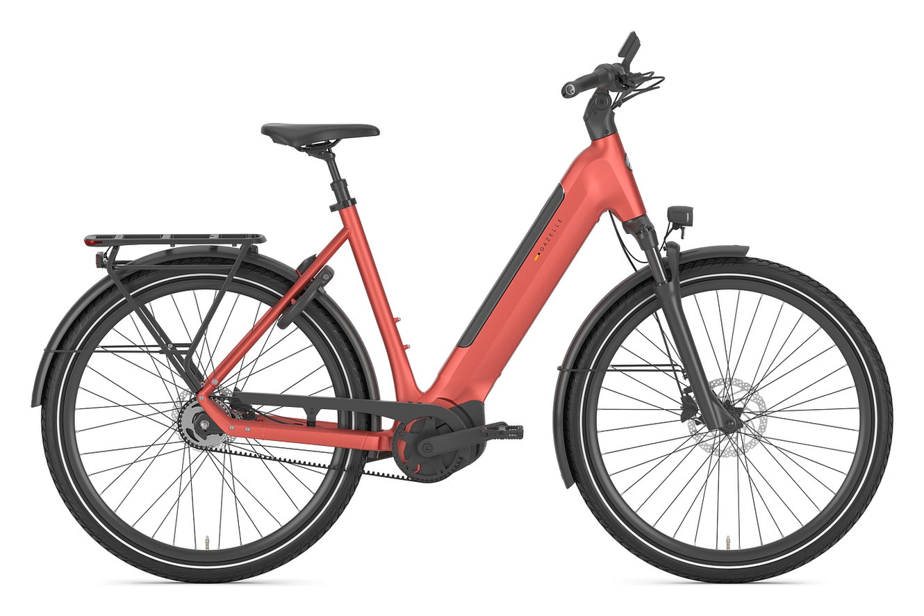 Gazelle Ultimate C5+ 540 Low-Step metallic orange, 49 cm | S | (28")