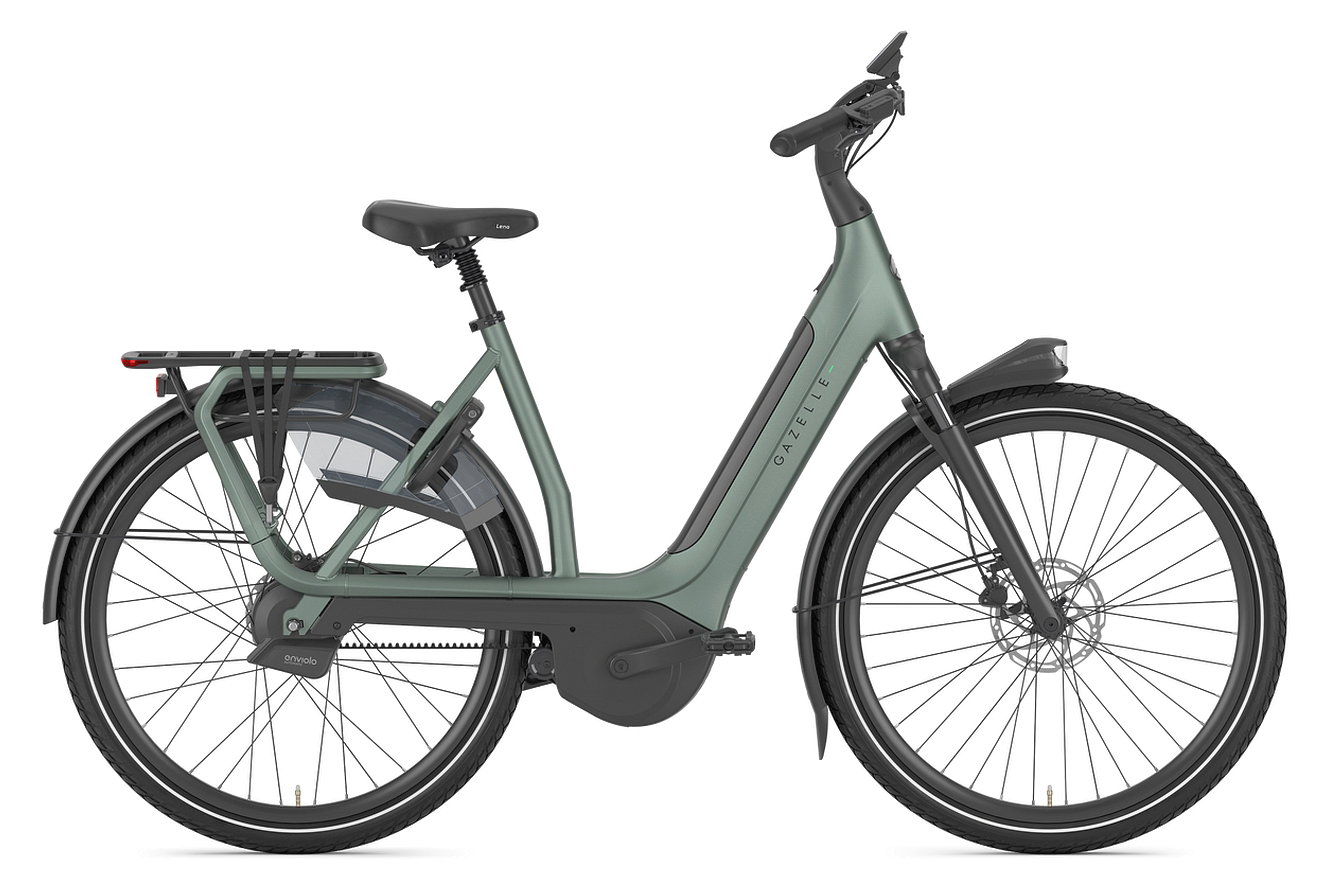 Gazelle Avignon C380+ 540 Low-Step twilight green, 49 cm | S | (28")