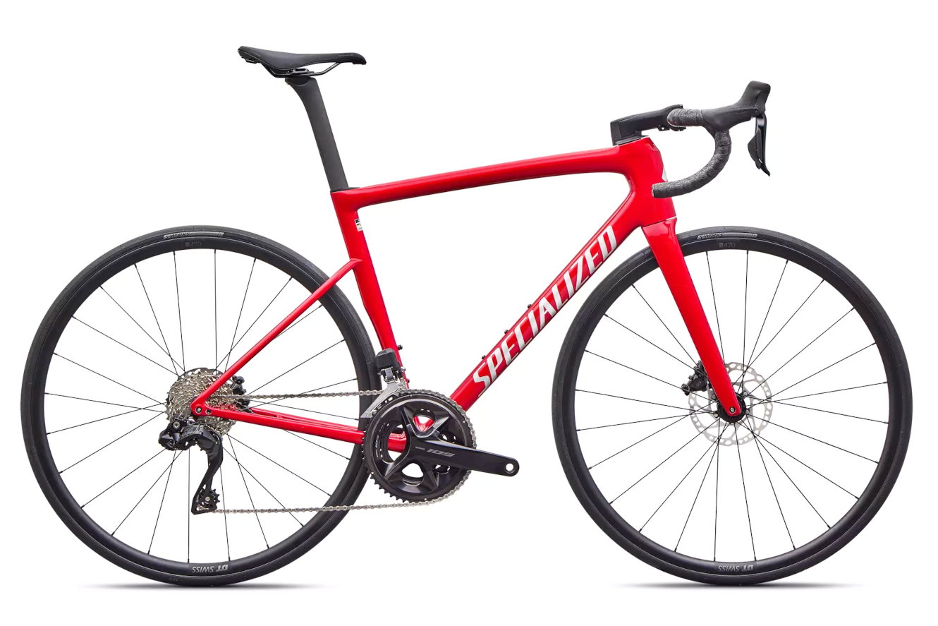 Specialized Tarmac SL8 Comp 105 Di2 Diamant gloss red tint silver dust, 56 cm | (28")