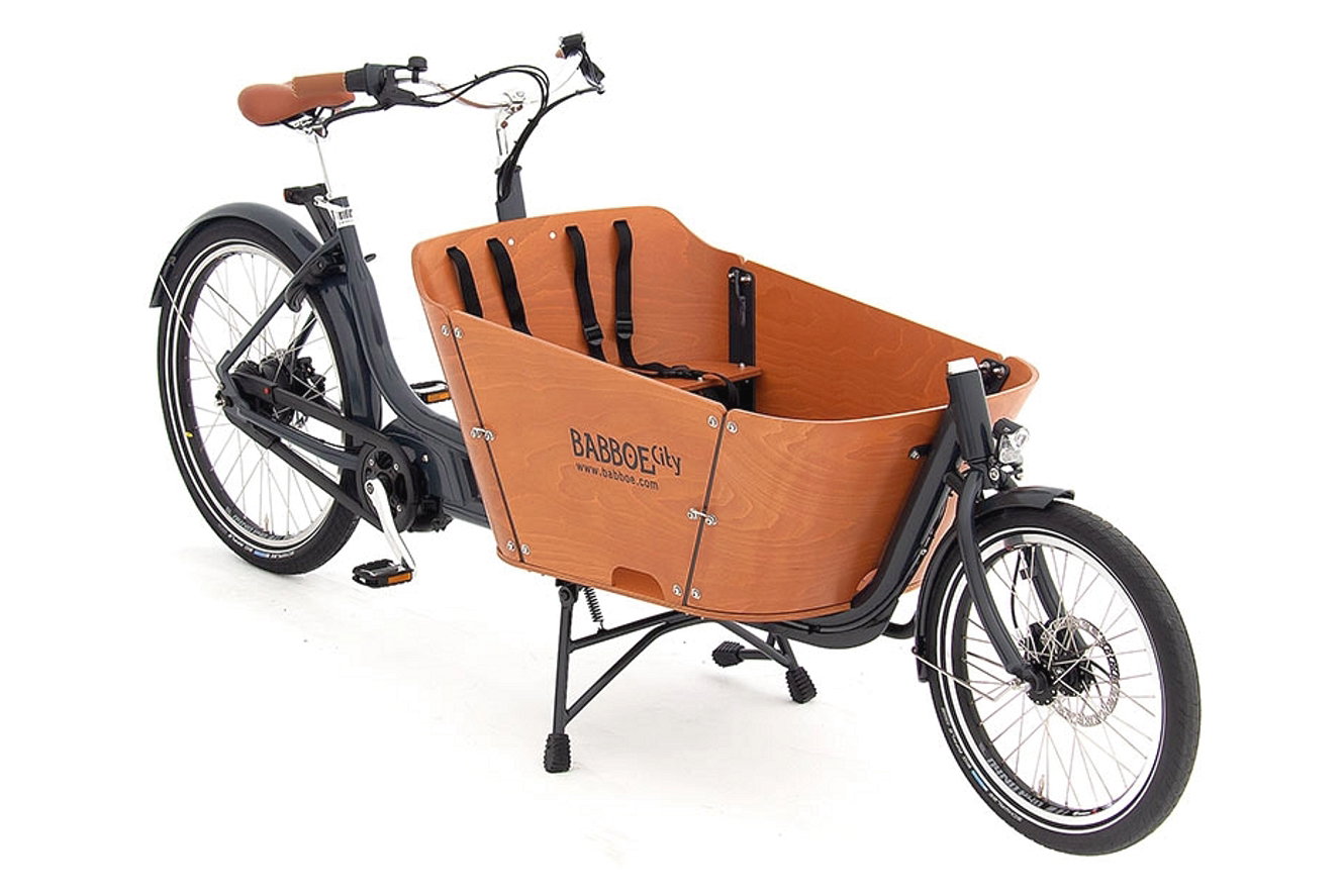 Babboe City Mountain 500 Unisex anthrazit/holz, 50 cm | (20/26")